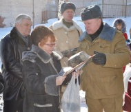 Тамбовская область: В Инжавино прошел торжественный мемориал захоронения останков советского солдата