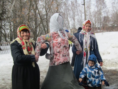 Празднование широкой масленицы в п. Апарки Кимовского района