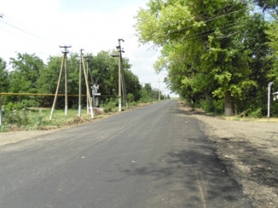 Проведен ремонт дороги в п. Большевик