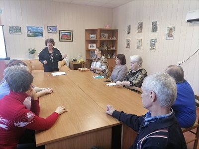  Вологодский Росреестр посетил центр общения старшего поколения г. Устюжны 