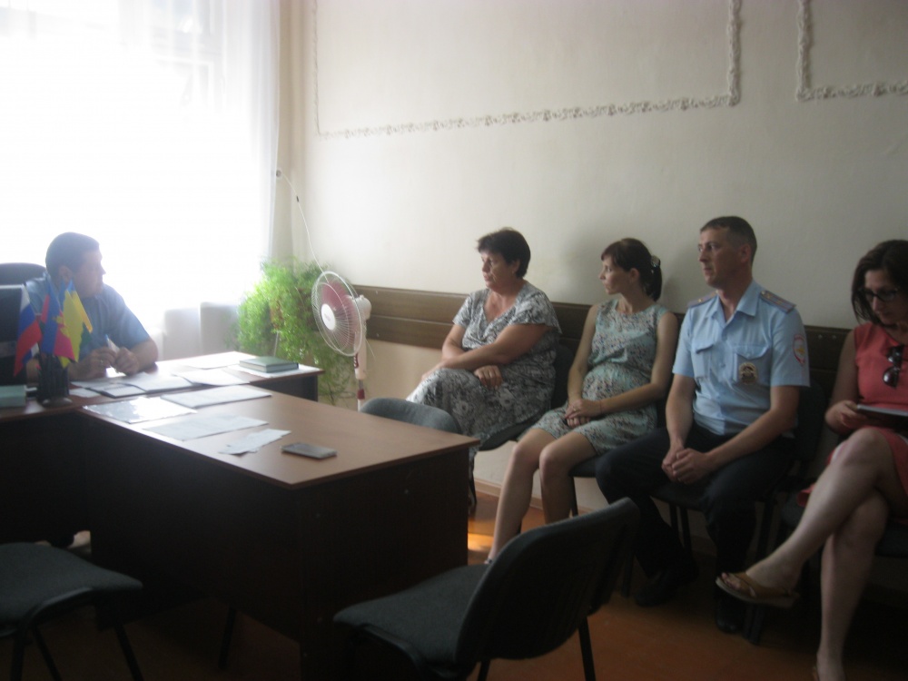 Заседание территориальной комиссии при главе Моревского сельского поселения Ейского района