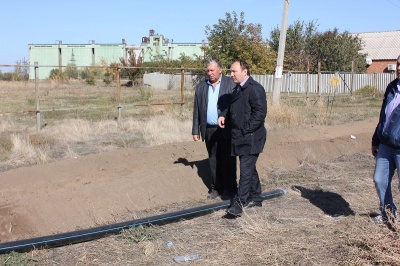 Строительство напорного коллектора от канализационной насосной станции военного городка до ул. Черноморка 
