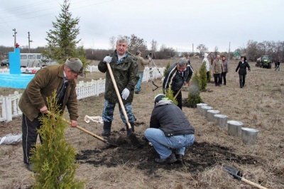 Липецкая область: Тербунцы посадили парк в память о жертвах Великой Отечественной