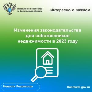 Изменения 2023 года: новые правила для собственников недвижимости