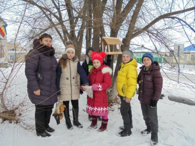 Провели акцию «Покормите птиц зимой»