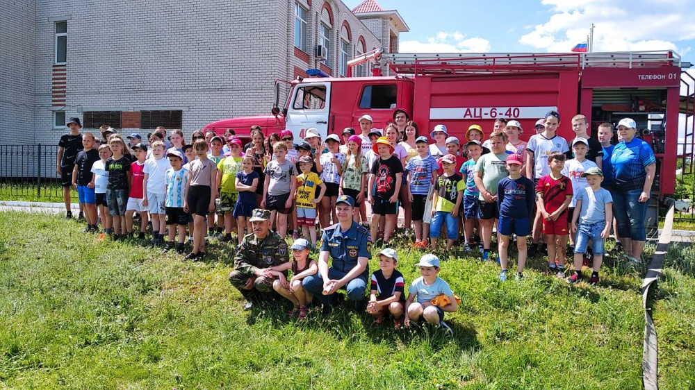 ГТО с пожарной частью номер сорок шесть в Ольховатском муниципальном районе