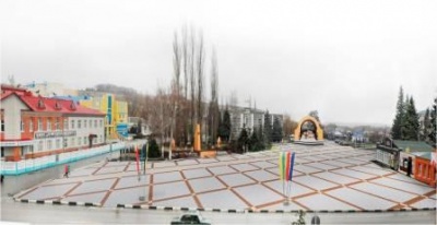 В Воробьевке начали реконструкцию площади Свободы