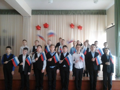 в с.Воронцовка прошла районная военно-патриотической акции «Песни о защитниках Отечества». 