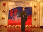 На районном конкурсе «Красная гвоздика» дети пели военно-патриотические песни