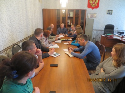 10 апреля 2017 года состоялось очередное заседание оргкомитета по обустройству Сквера Памяти в п.Товарково
