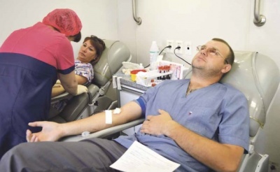 В Терновку приехала  мобильная станция переливания крови