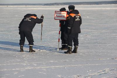 Памятка для населения об опасности выхода на тонкий лед