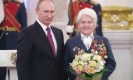 Президент России Владимир Путин вручил юбилейную медаль Брянской участнице боевых действий Евдокии Лемаевой