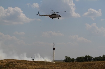 В Волгоградской области жара и ветер спровоцировали ландшафтные пожары