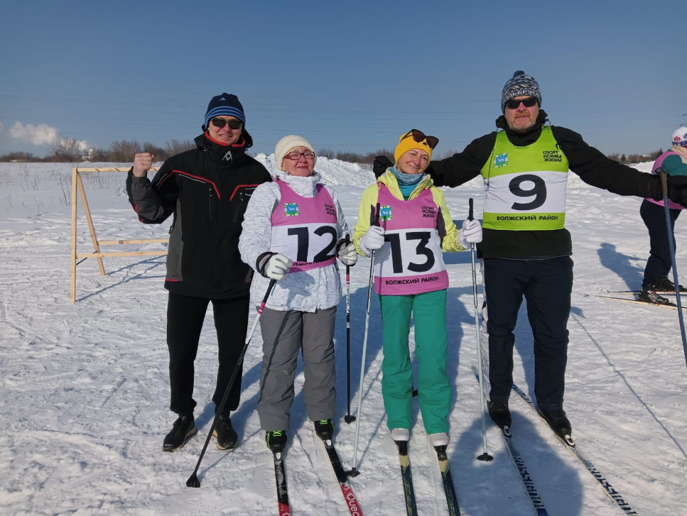 Соревнования по лыжным гонкам среди ветеранов и лиц старшего возраста на призы газеты «Волжская новь». 