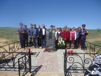 Открытие памятника Войлокову и Строкову