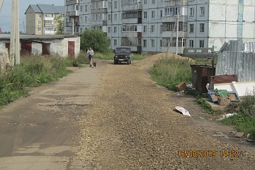 Произведен ремонт дорог в поселке Никольское 