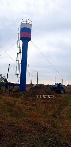 В с.Пыховка установлена новая водонапорная башня Рожновского!!!