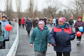 В селе Великоархангельское открыли новый мост
