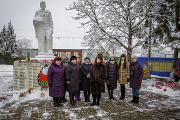 В поселке Мятлево отметили 78-ю годовщину со дня освобождения от немецких захватчиков