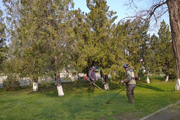 Уборка кладбища по ул.Хахлыновой