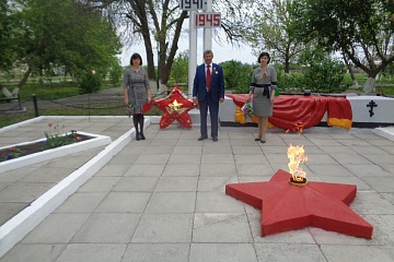 В честь 75-й годовщины Победы в селах Мазурского сельского поселения почтили память погибших в Великой Отечественной войне.