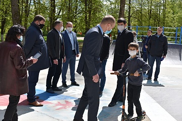21 мая состоялось открытие первой в нашем районе скейт-площадки