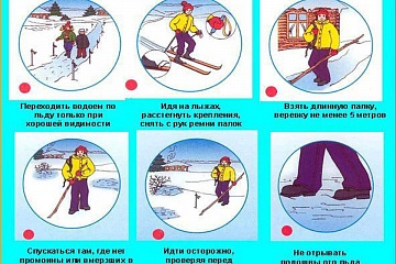 Правила поведения на воде в зимний период