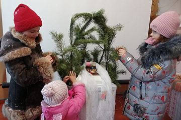 6 января состоялся мастер-класс "Рождественский вертеп"