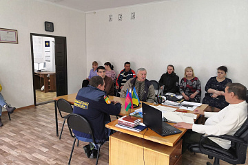 Сегодня на территории Ясенского сельского поселения прошло командно-штабное учение .