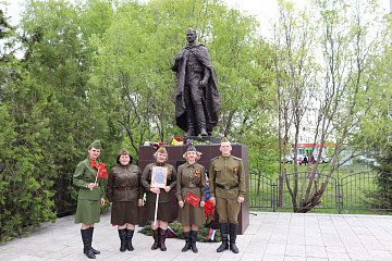 Митинг, посвящённый 77-летию  Победы в Великой Отечественной Войне.