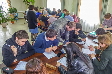 Мятлевцы впервые приняли участие в избирательном диктанте