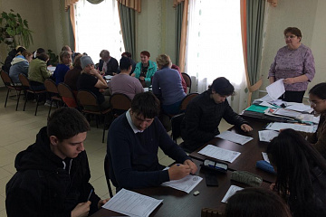 Мятлевцы впервые приняли участие в избирательном диктанте