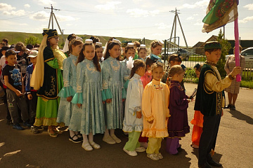 31 мая 2022 г. в Алькинской школе прошел праздник «Школьный Сабантуй».