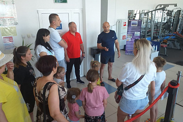 5 июля в МКУ «ФОК «Звёздный» проведено мероприятие « Час ГТО»  для детей, прибывших из ДНР и ЛНР. 