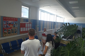 5 июля в МКУ «ФОК «Звёздный» проведено мероприятие « Час ГТО»  для детей, прибывших из ДНР и ЛНР. 