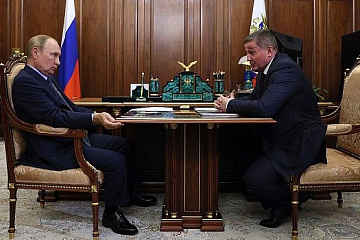 Президент России встретился с губернатором Волгоградской области