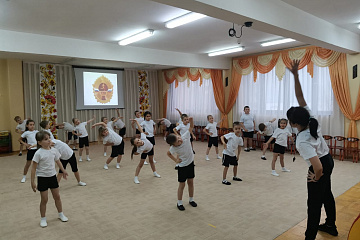 В МКДОУ «Богучарский детский сад «Солнышко» состоялось спортивное мероприятие по сдаче норм комплекса ВФСК «ГТО» 