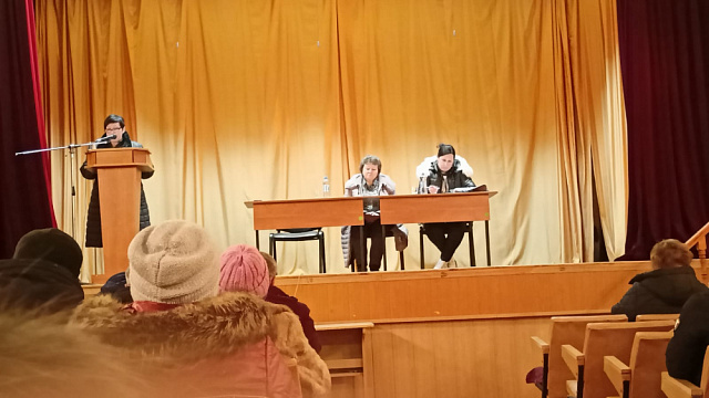 3 февраля 2023 года в 17 часов -00 минут в здании ДК СПК "Лискинский" состоялась  отчетная сессия Совета Народных депутатов Краснознаменского сельского поселения 