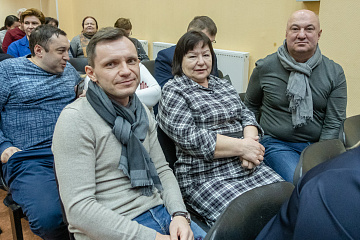 Делегация из Мятлево приняла участие в отчетном собрании главы администрации района
