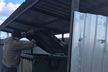 В Акчернском сельском поселении установлены мусорные контейнеры на  десяти оборудованных площадках