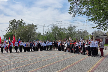 05 мая в нашем селе прошел торжественный Митинг, посвященный дню Победы. 