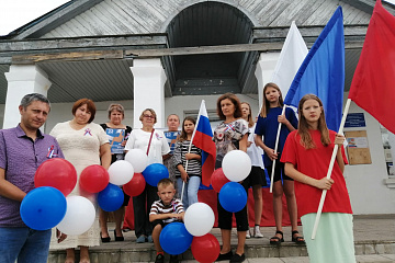 22 августа в Акчернском сельском поселении прошел митинг «День Российского флага»