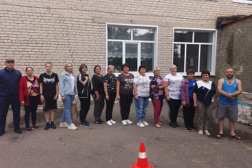 29 июня выездная судейская бригада принимала нормативы ВФСК ГТО в Васильевском сельском поселении. 