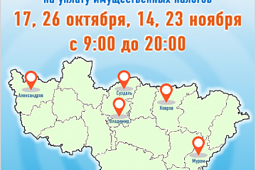 В обособленных подразделениях УФНС России по Владимирской области пройдут дни открытых дверей