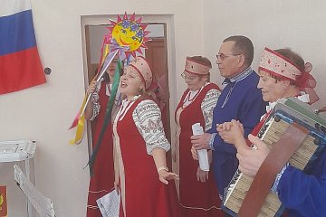 17 марта Филиппенковский КДЦ выехал на избирательный участок с агитбригадой